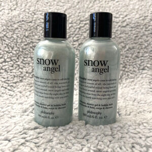 2 Philosophy Snow Angel Shampoo, Shower Gel & Bubble Bath 6 oz Sealed Lot NEW